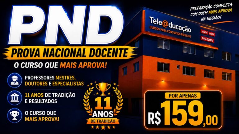 PND – Prova Nacional Docente