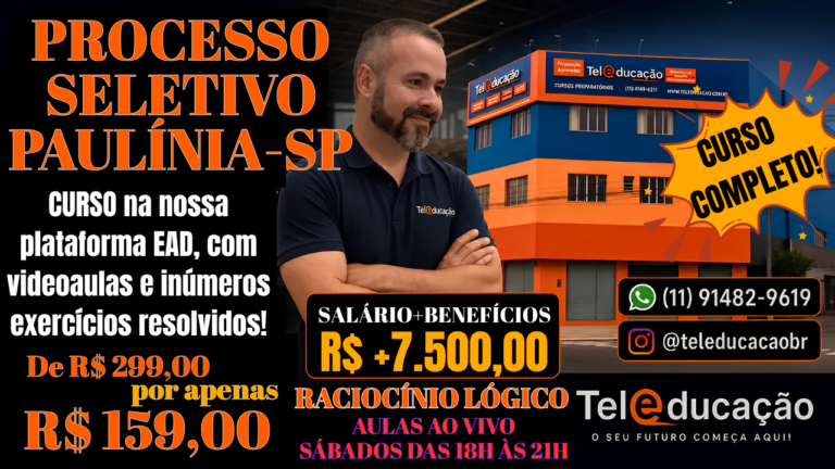 PROCESSO SELETIVO- PAULÍNIA