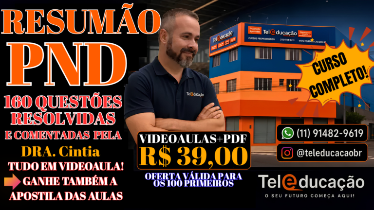 Resumão PND (Videoaulas+PDF)